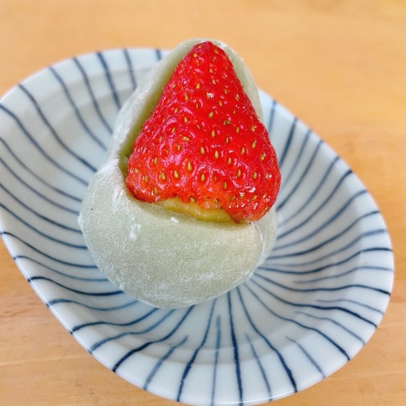 苺大福　ピスタチオ(もち処一久 大福堂 札幌南郷８丁目店)