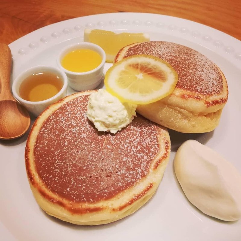 レモンのパンケーキ(カフェ・オーレ!水天宮 )