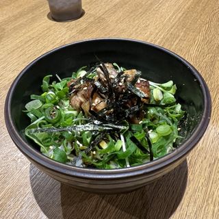 ネギ肉ご飯(吉山商店 なんばラーメン一座店)