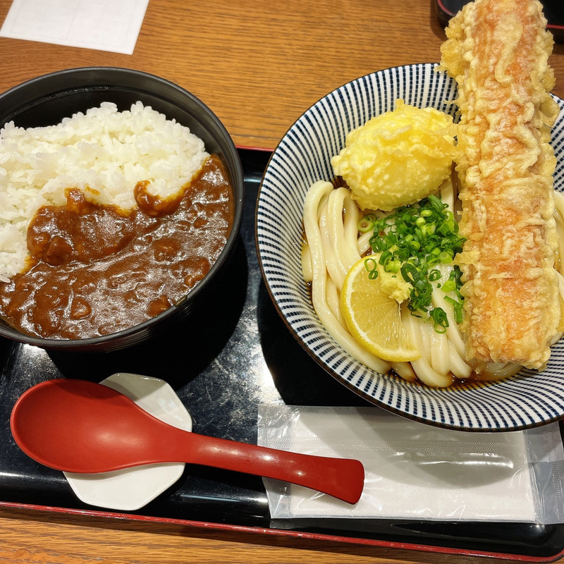 (釜たけうどん明石焼)