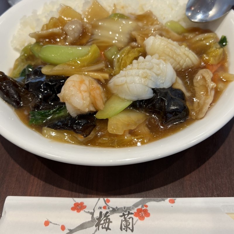 五目あんかけご飯(梅蘭 ららぽーと湘南平塚店)