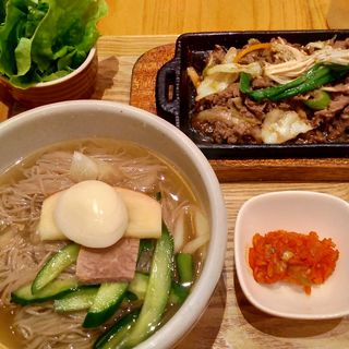 冷麺&牛プルコギセット(妻家房 有楽町イトシア)