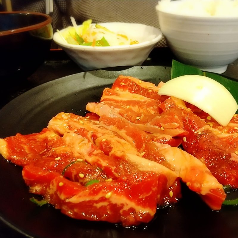 中落ちカルビ焼肉ランチ(安楽亭 足立入谷店)