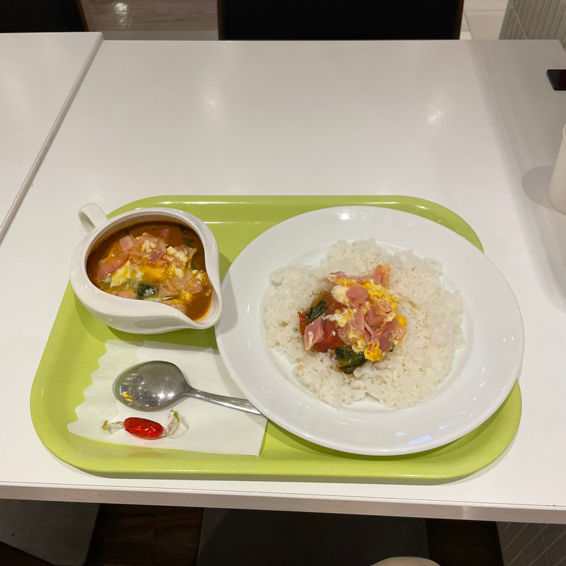 ポパイカレー(インド式カレー 夢民 （ムーミン）)