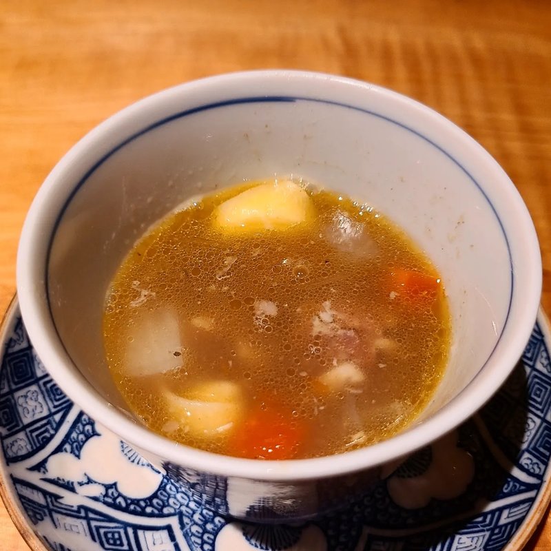 牛タンのミネストローネ トルテリーニ(酒 秀治郎)