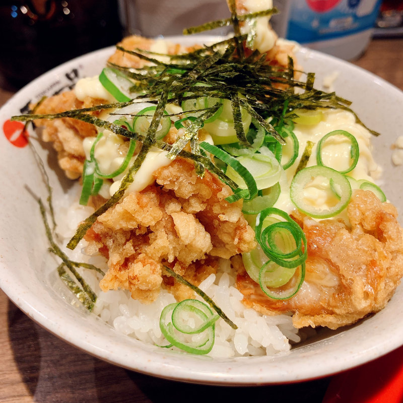 からマヨ丼セット(天下一品 中津店 )