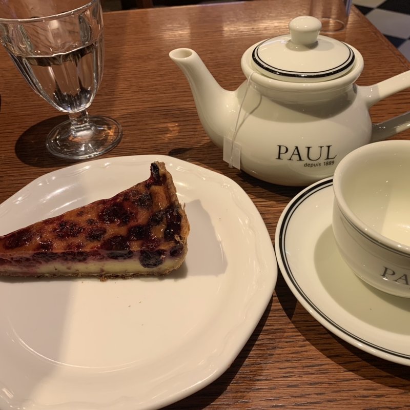 ケーキセット(PAUL　 青葉台店)
