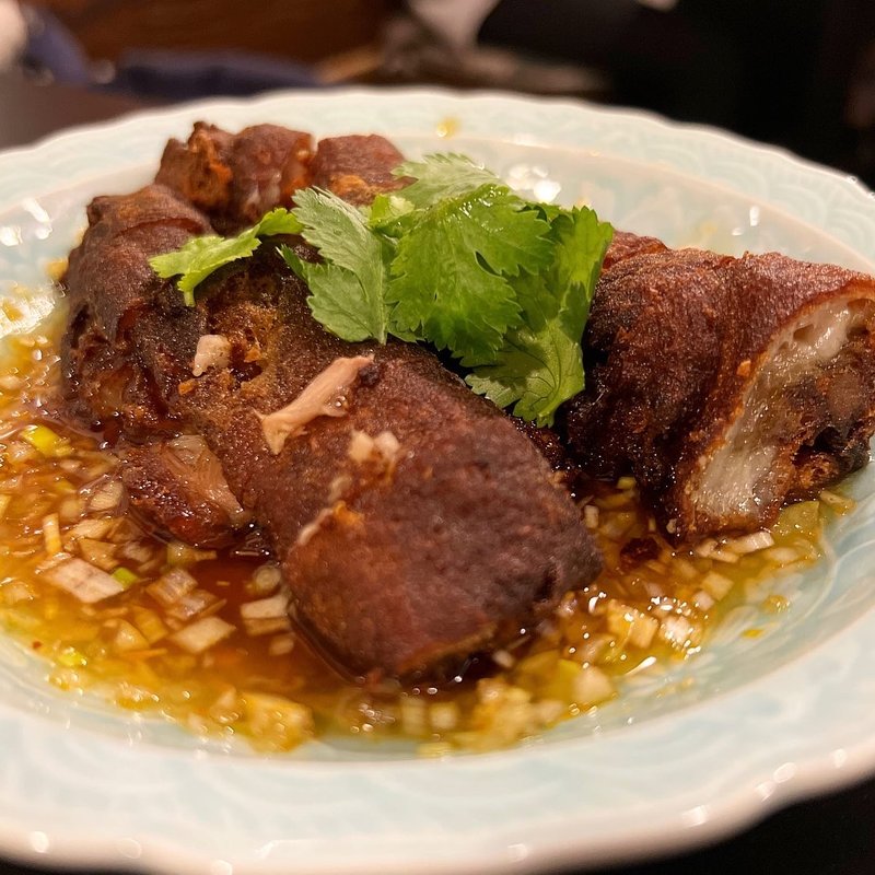 豚足ビール煮込み(一盘菜 田中（イーパンツァイタナカ）)