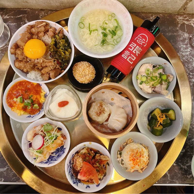 贅沢御膳ランチ（魯肉飯付き）(台北餃子 張記 茶屋町店)