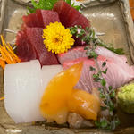焼き魚と刺身定食(若奈寿司 )