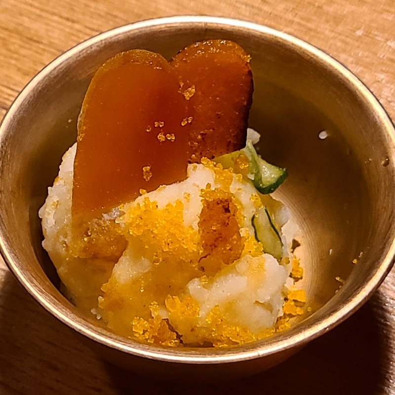 自家製炙りカラスミのポテサラ(HAN COOK （ハンコック）)