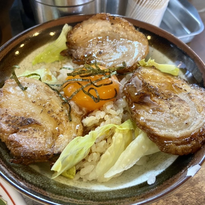 チャーシュー丼(いっぷくラーメン)
