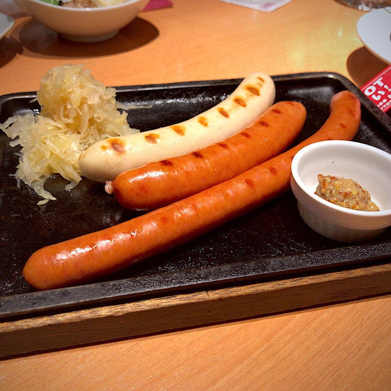 選べるソーセージ3種盛合せ(エビスバー 上野の森さくらテラス店 （YEBISU BAR）)