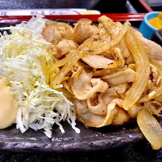豚ロース生姜焼き定食(代官山 やまびこ )
