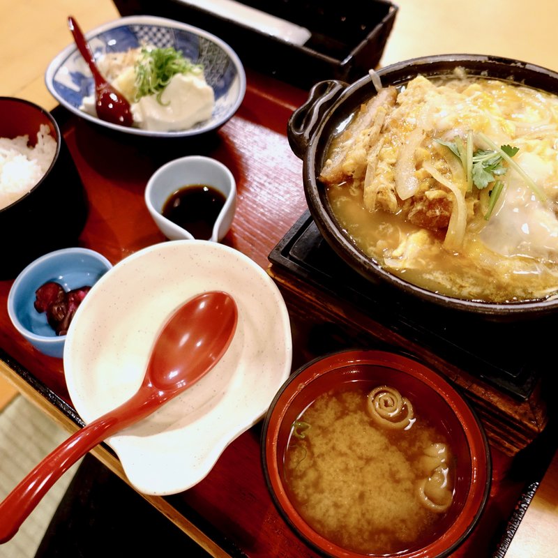 かつとじ陶板御膳(笹味楽新金岡店)