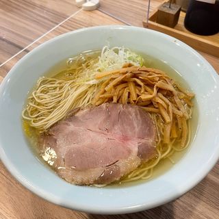朝ラーメン 塩煮干し(くじら食堂 nonowa東小金井店)