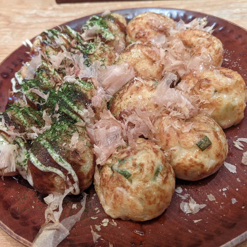 たこやき（そのまま、ソースマヨネーズ）(たこりき)