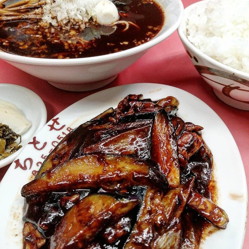 なすみそ炒め定食(ちとせ )