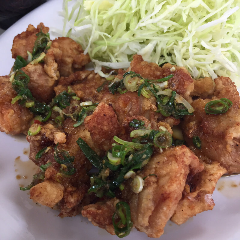 唐揚げ定食 ネギソース(めんとく )