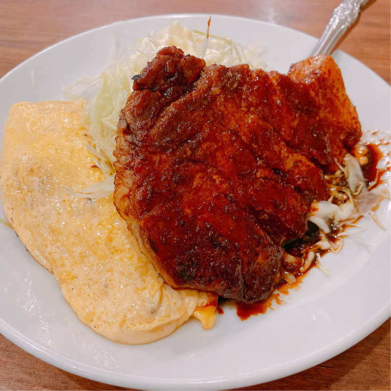 トンテキ定食(サル食堂 )