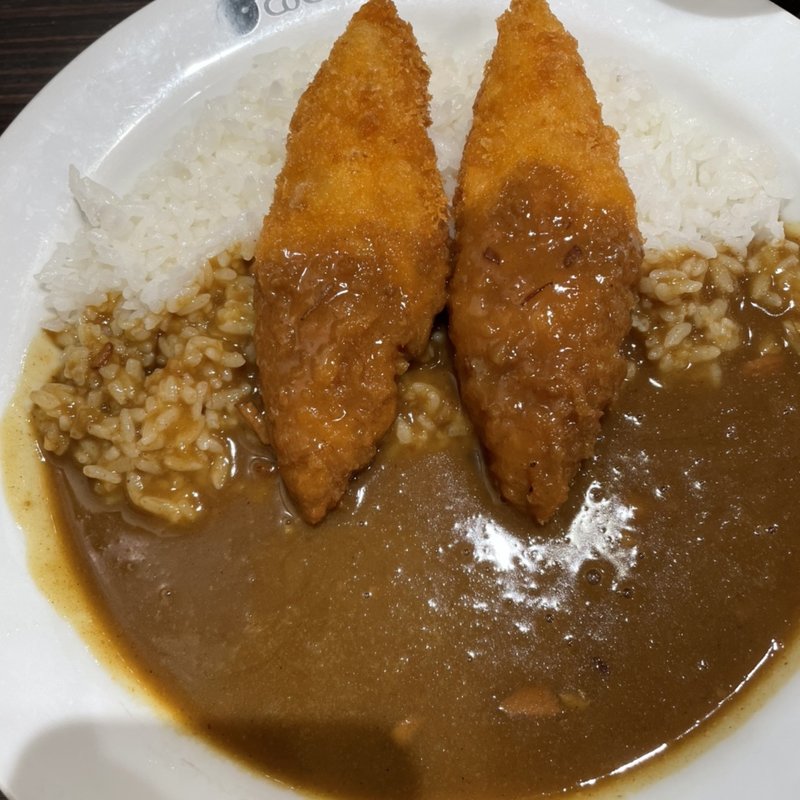 フィッシュフライカレー(カレーハウスCoCo壱番屋 中央区西元町店)