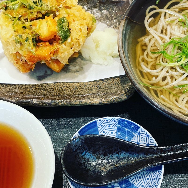 かき揚げ天ぷら(そば打ち 松林)