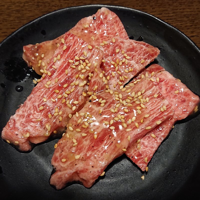 国産牛 元氣カルビ・塩(牛繁 鹿島田店)