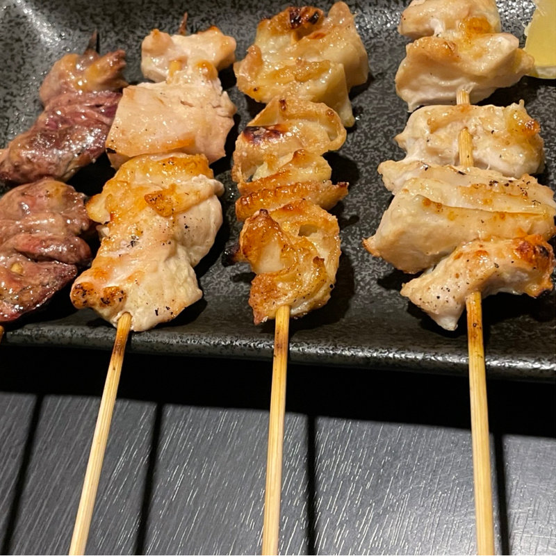 おまかせ串盛　塩(炭屋えんけい)