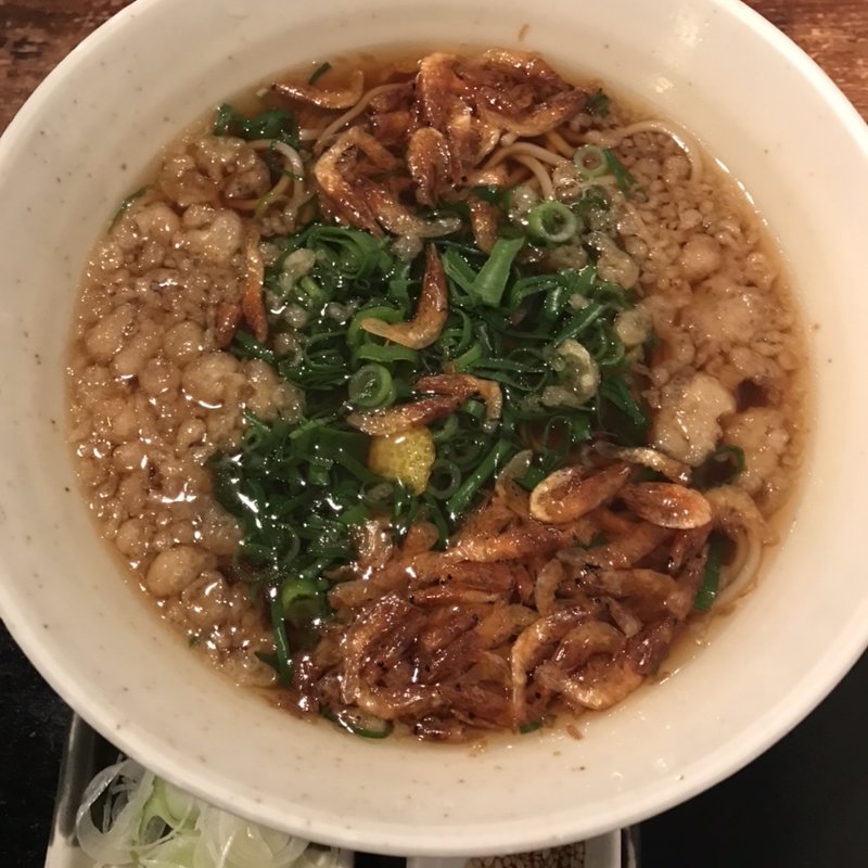 九条ネギと桜海老の蕎麦(蔵や （くらや）)