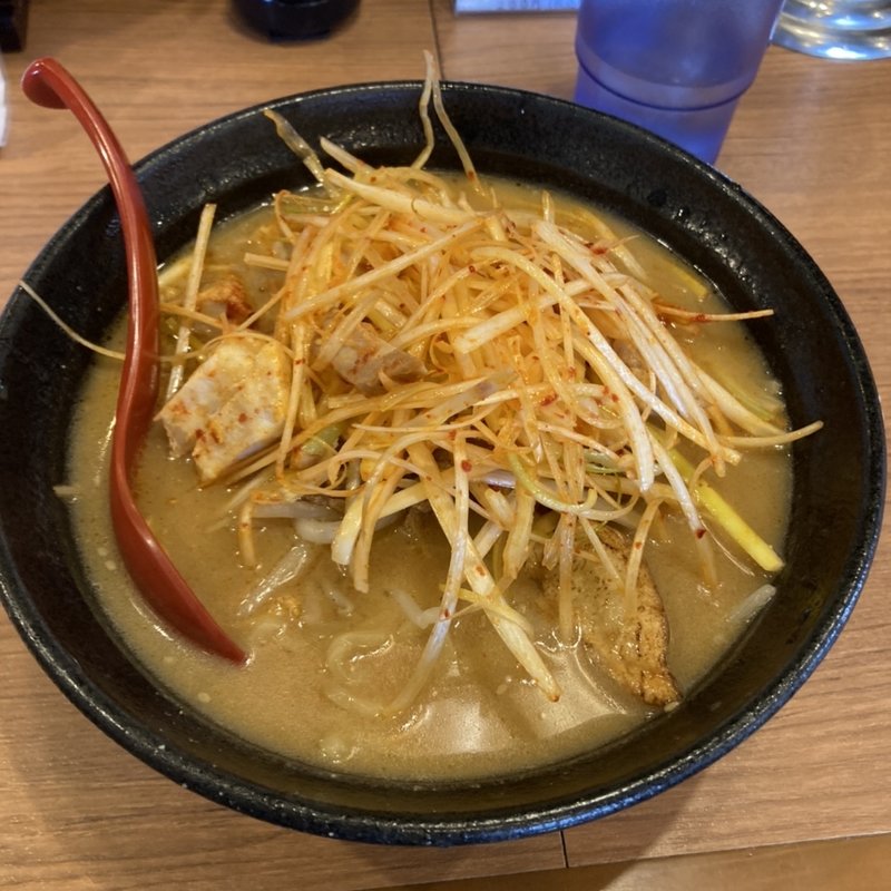 北海道味噌肉ねぎラーメン(麺場 田所商店 岩槻店)