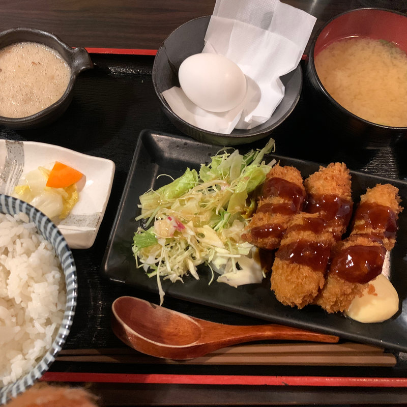 カキフライ定食(裏神田 自然生村)