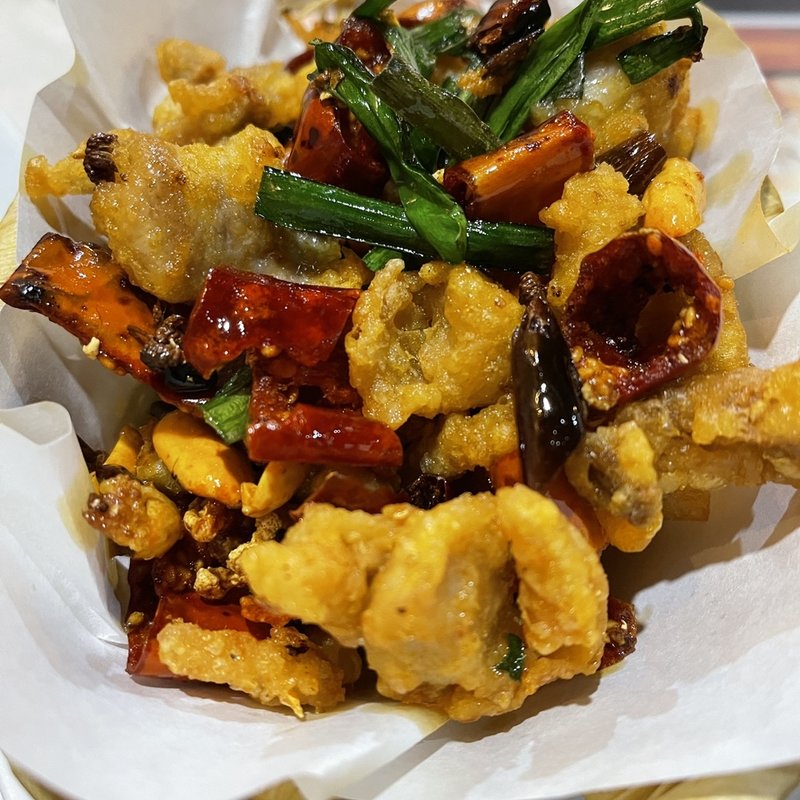 鶏肉の四川風炒め(京城餃子王)