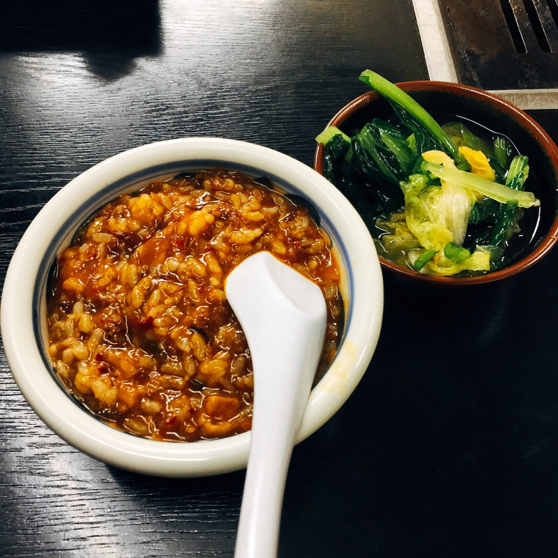 特製おじやと水キムチ(ふじや )