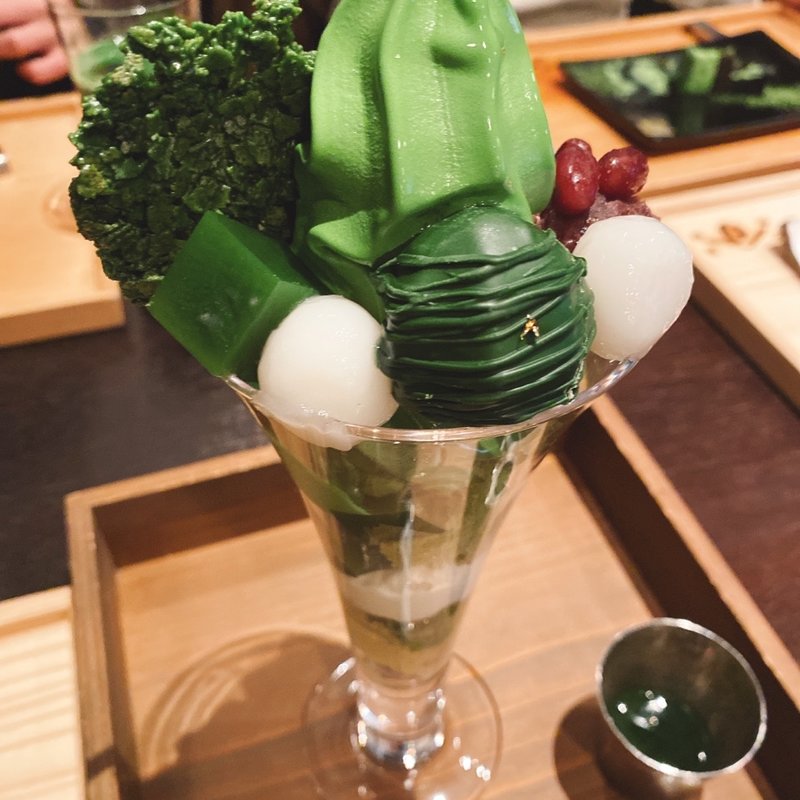 お抹茶パフェ宇治誉れ(辻利兵衛本店 )