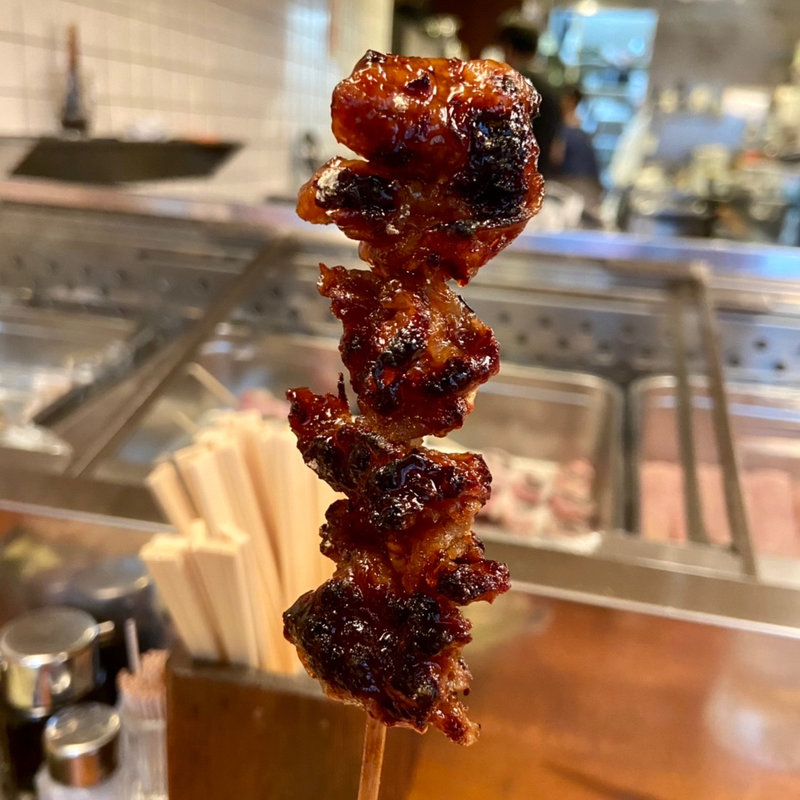 鶏皮タレ(焼とりの八兵衛 前原本店 （やきとりのはちべえ）)