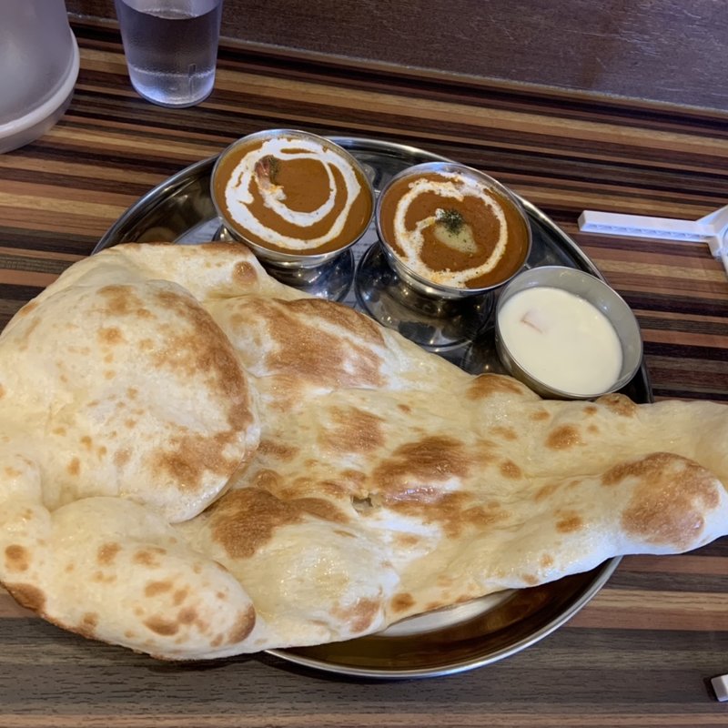 2色カレー定食(インド定食 ターリー屋 早稲田大学前店)