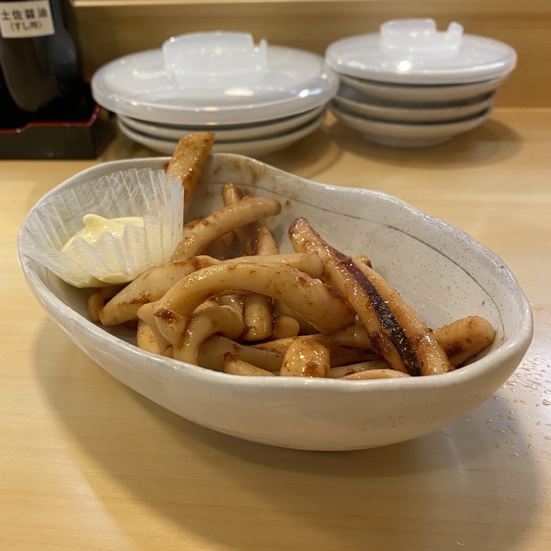 いか醤油焼(や台ずし 上前津町)