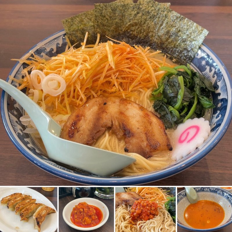 辛ネギ濃厚豚骨塩ラーメン (麺屋 武士道 八千代店)