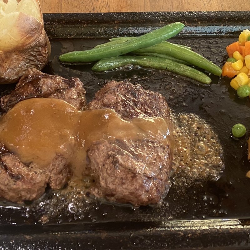 オリジナルハンバーグステーキ(ハングリータイガー 日野店)