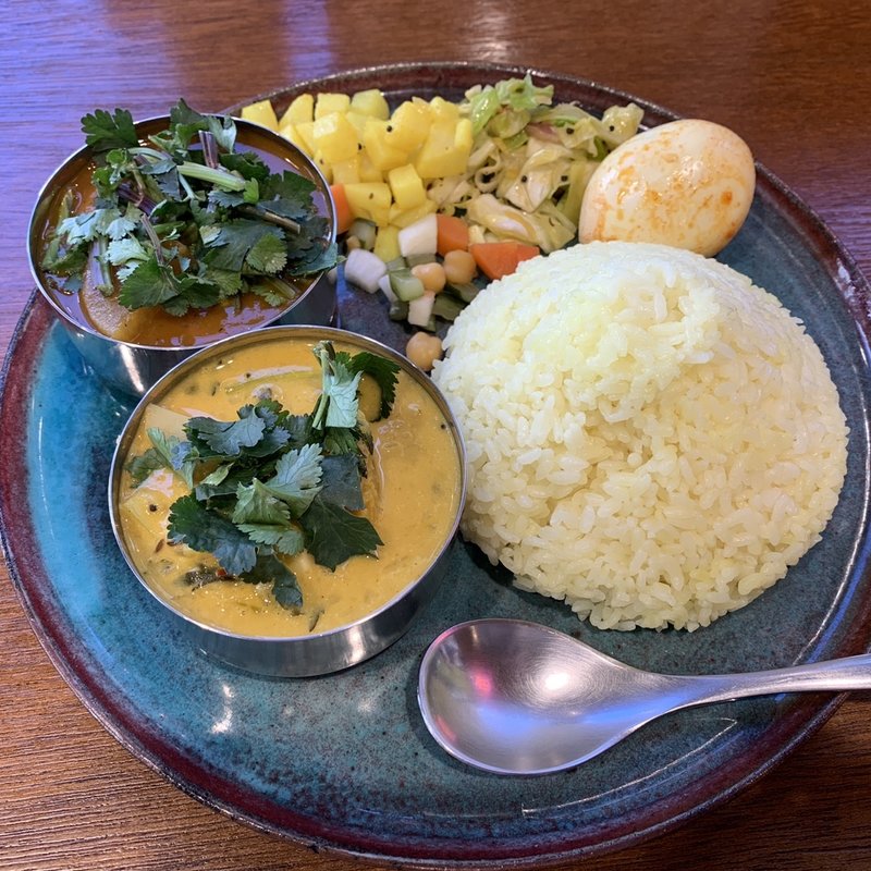 2種盛り・山椒ポーク/日替り(具沢山野菜のクートゥー)(リコ プア （rico pua）)