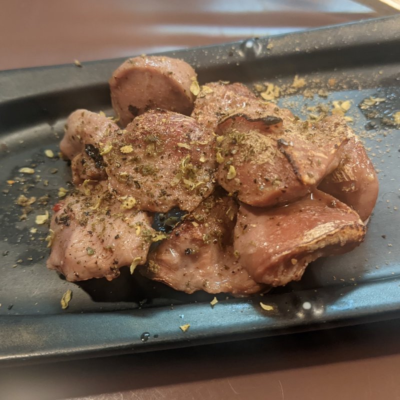 すなずりの塩花山椒焼き(立ち呑み かんちゃん)