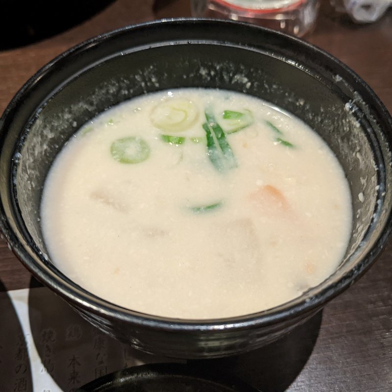 粕汁(鳥せい 本店 （とりせい）)