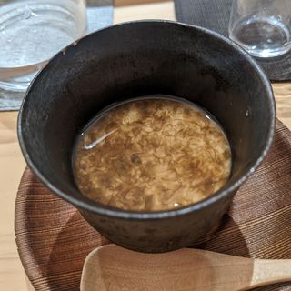 ハマグリ出汁の茶碗蒸し(鮨 和さび （わさび）)