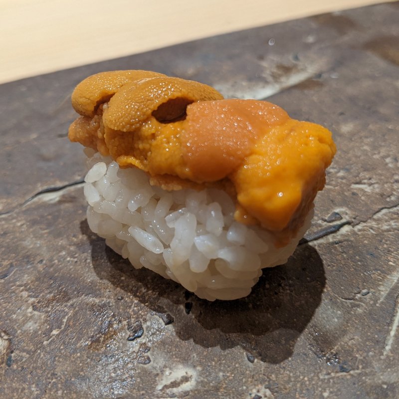 厚岸産ウニ(鮨 和さび （わさび）)