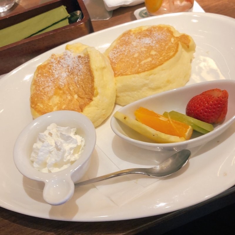 フルーツMIX パンケーキ(むさしの森珈琲 三ツ沢店)