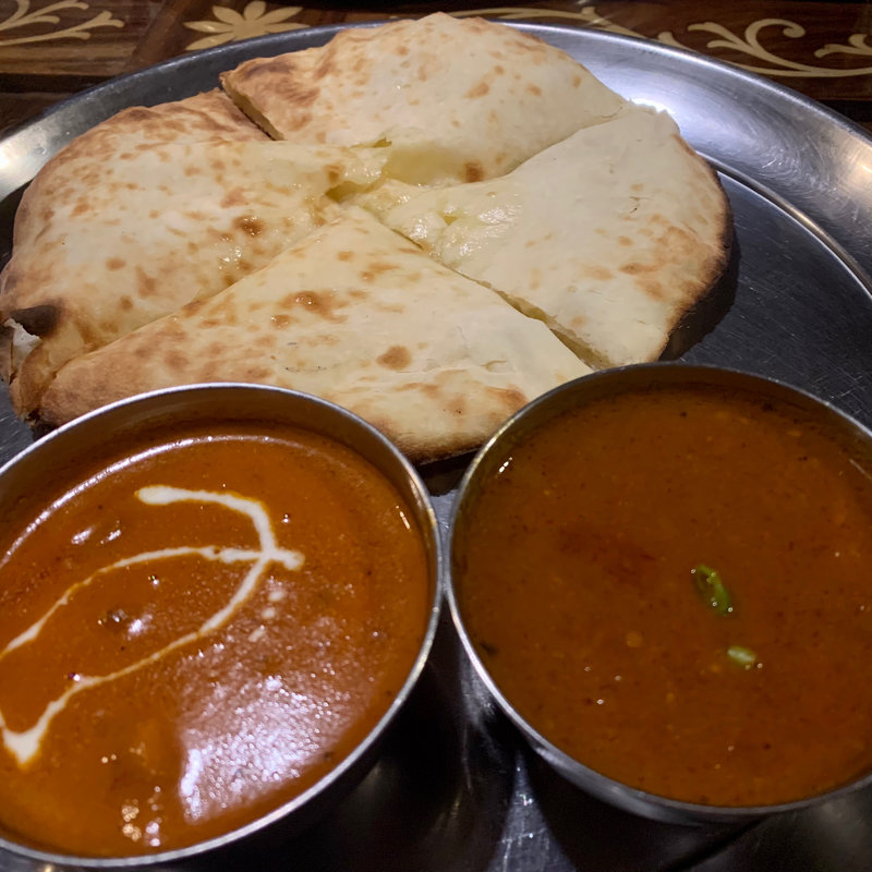 チーズナンセット(アナム本格インド料理 銀座8丁目店)