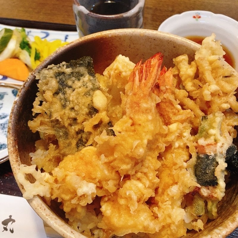 えび天丼(田丸 （てんぷらしょくどう　たまる）)