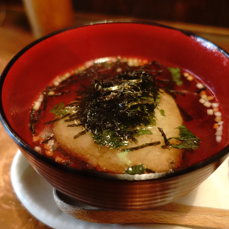 揚げおにぎり茶漬け(串かつ 王将倶楽部)