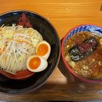味噌つけ麺と玉子(三田製麺所 阪神野田店)