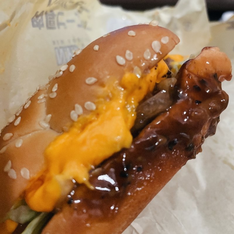 肉厚ビーフバーガー　ペッパー&チーズ(マクドナルド １号線池上店)